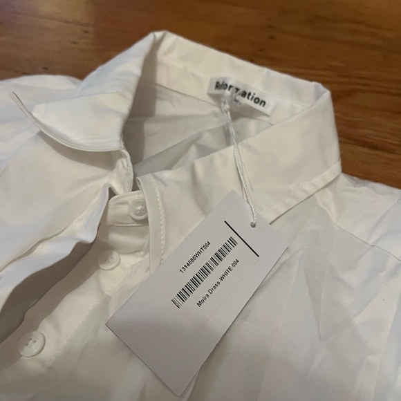 NWT Reformation Moira Dress White - Picture 3 of 3